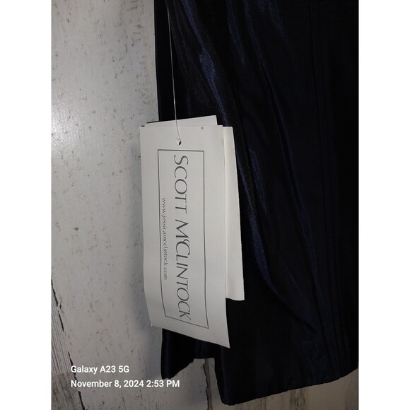 Scott Mcclintock Blue Corset Top Plus Size 22W NWT - Picture 3 of 7